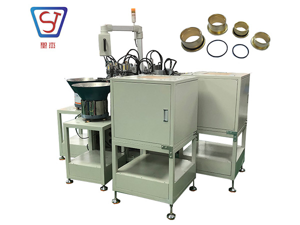 泵體銅套O型圈二合一自動套圈機(jī)
